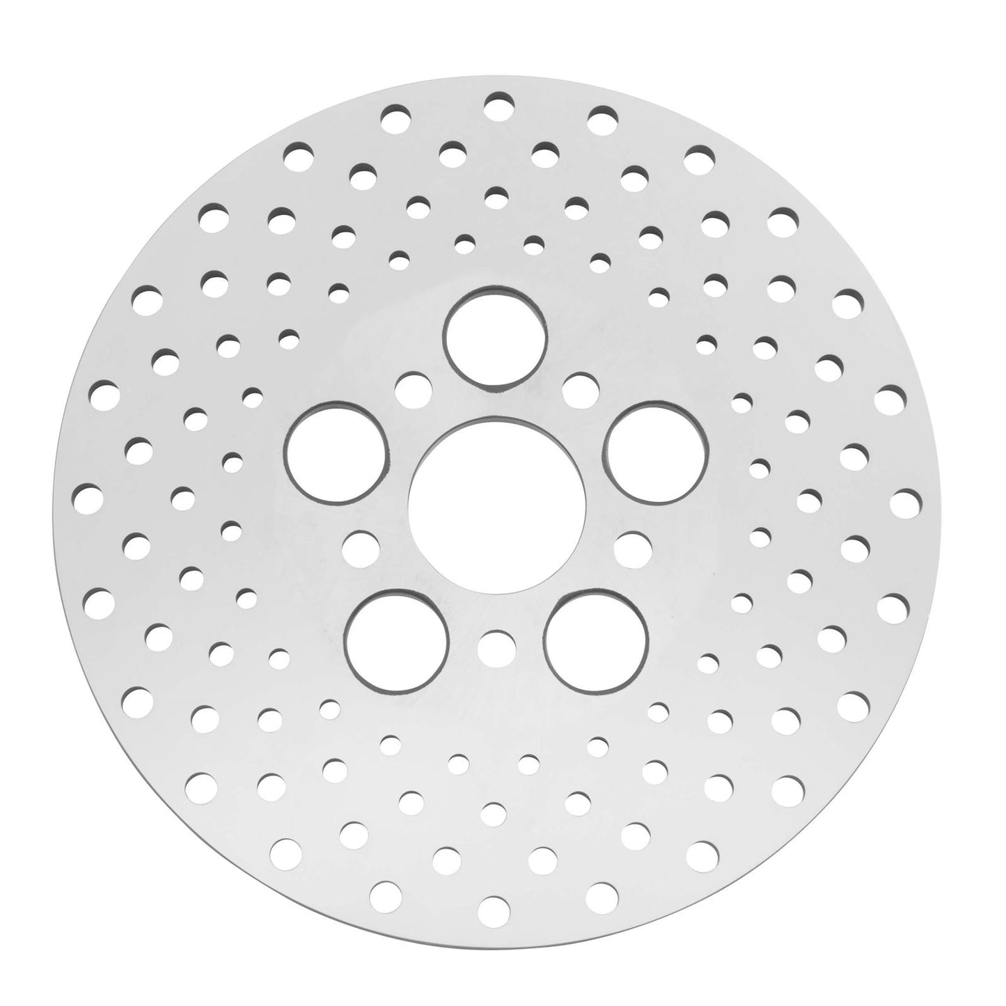 Biker's Choice Front or Rear Drilled Stainless Steel Brake Rotor - 10"  [MPN: 144103]_119961