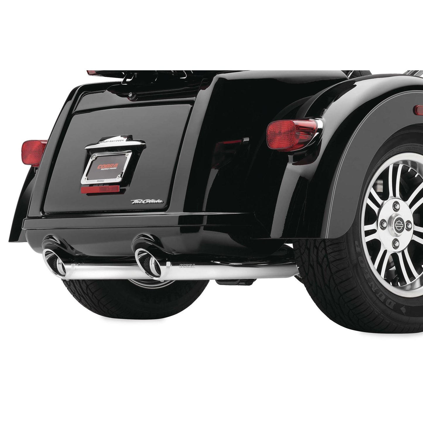 Cobra Tri Glide Mufflers - Chrome - '09-'20 Tri Glide 6301_120475