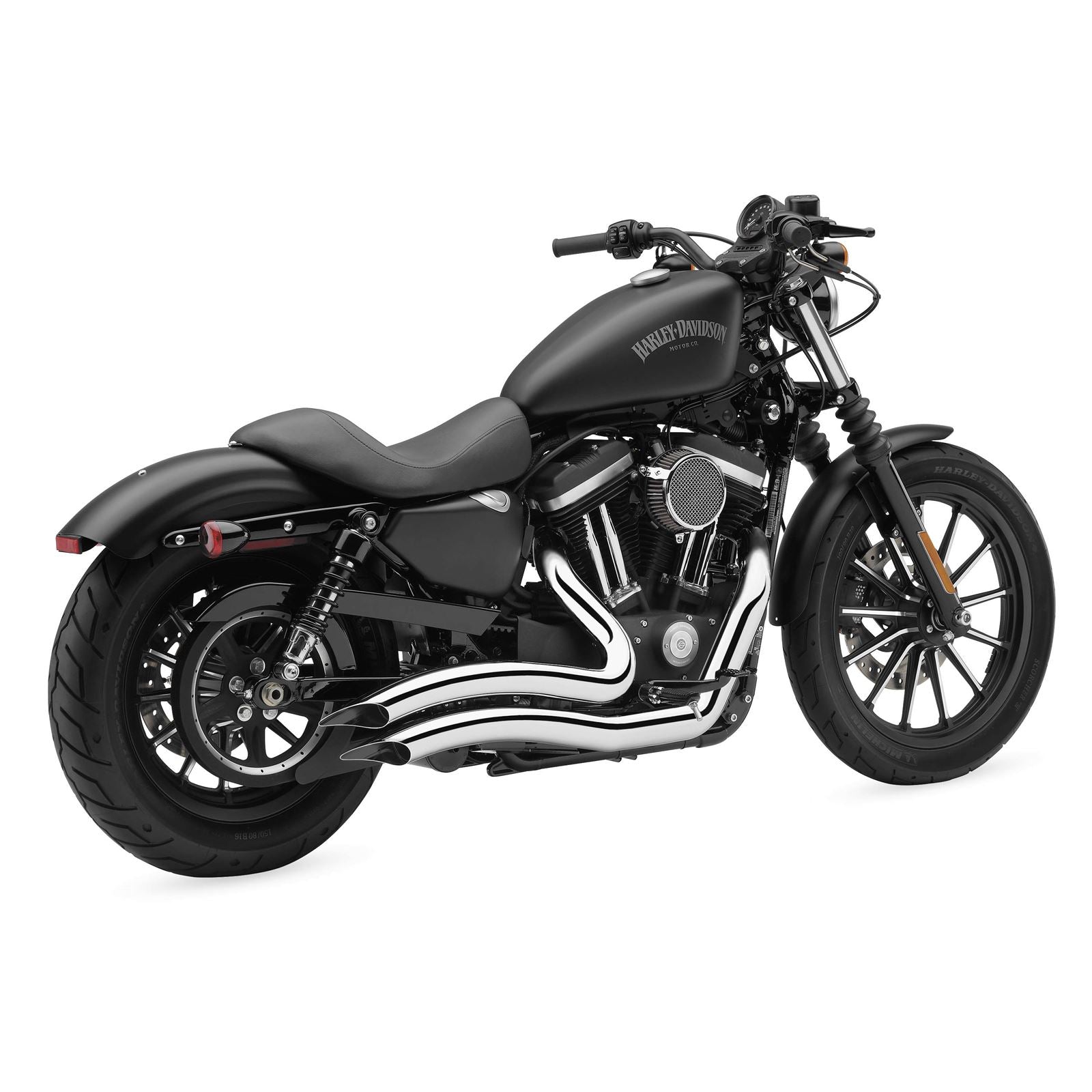 Cobra Speedster Swept Short Exhaust - Chrome - '14-'20 XL 6233_120483
