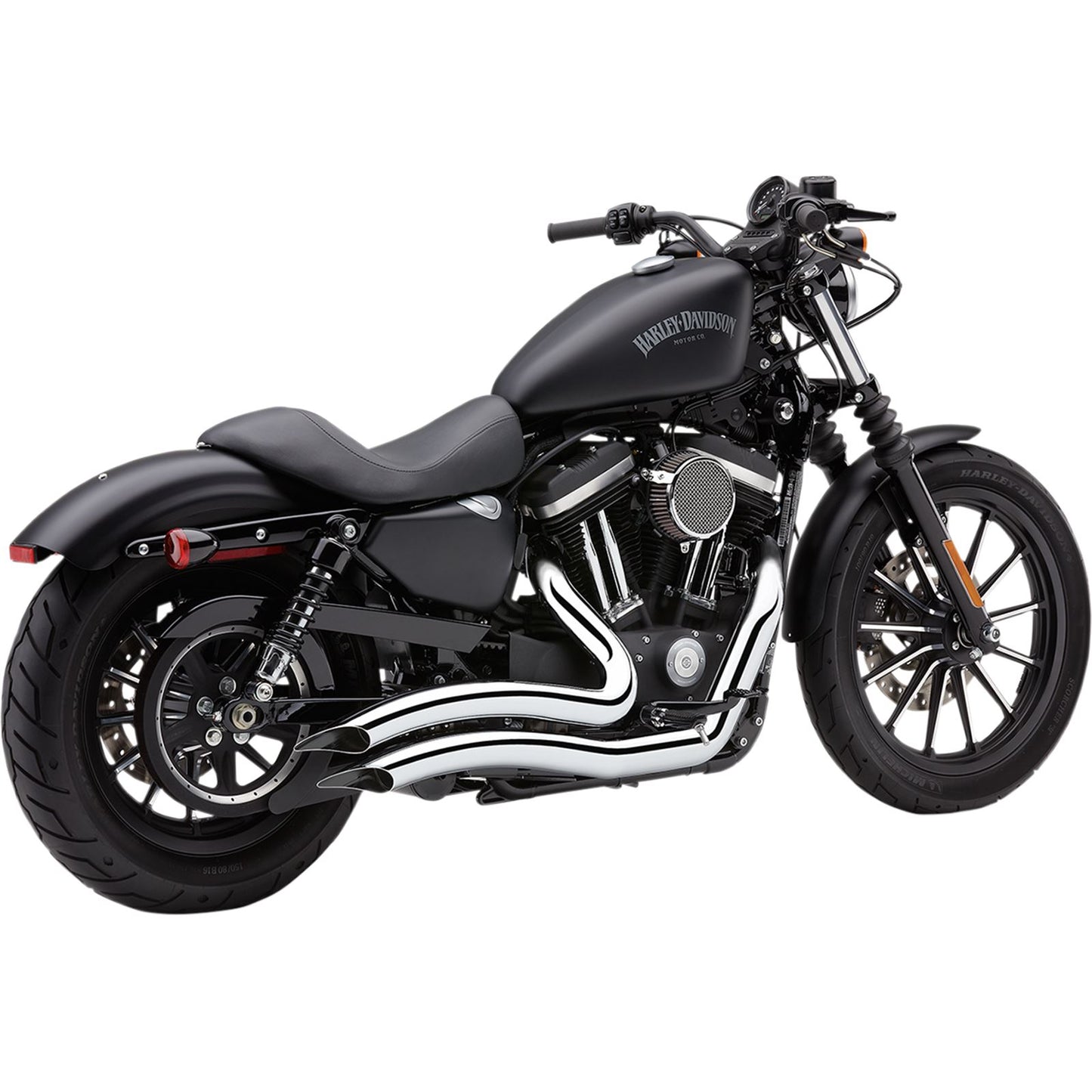Cobra Speedster Swept Short Exhaust - Chrome - '14-'20 XL 6233_361467