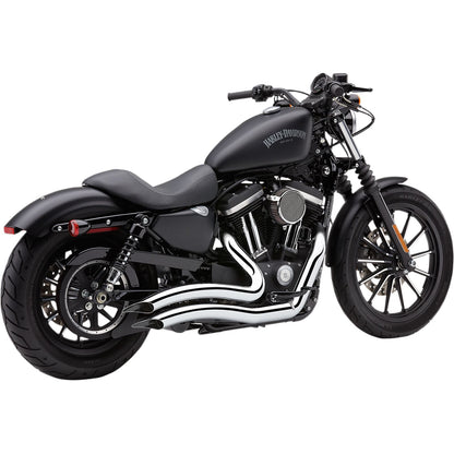 Cobra Speedster Swept Short Exhaust - Chrome - '14-'20 XL 6233_361467