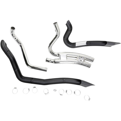 Cobra Speedster Swept Short Exhaust - Black - '14-'20 XL 6233B_361469
