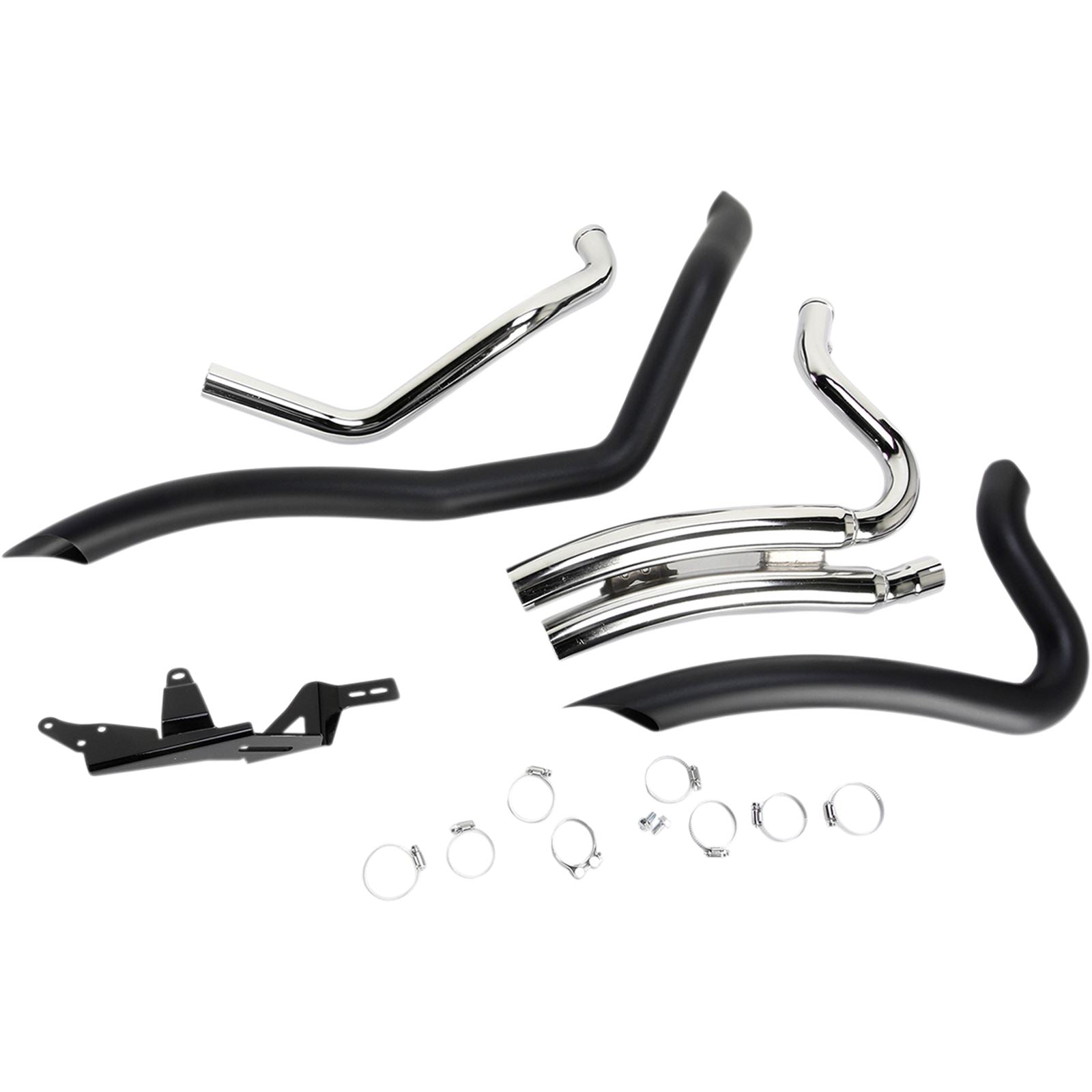 Cobra Speedster Swept Short Exhaust - Black - '14-'20 XL 6233B_361471