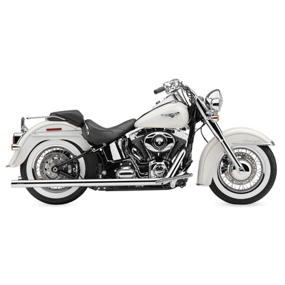 Cobra True Dual Exhaust - Billet Tip - '12-'17 Softail 6986_120488