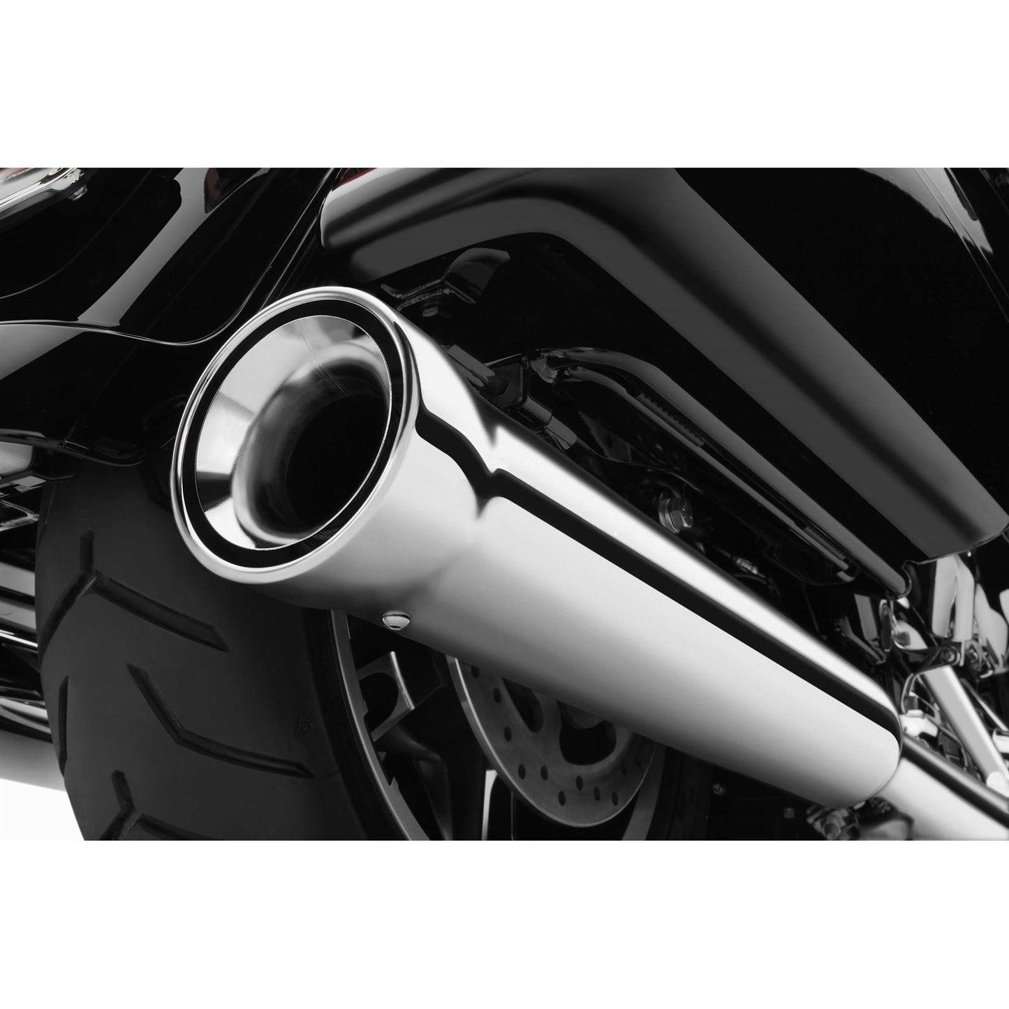 Cobra Neighbor Hater Mufflers - Chrome - '95-'16 Bagger 6107_120517
