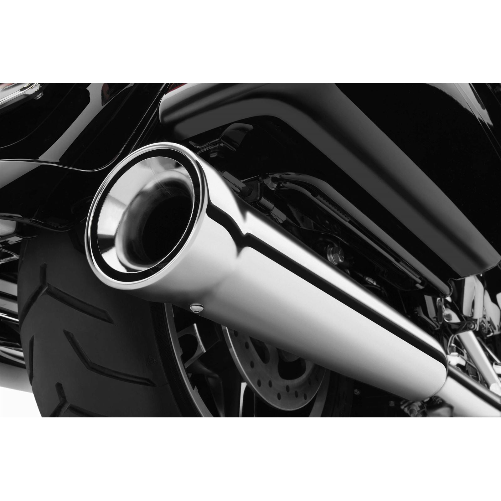 Cobra Neighbor Hater Mufflers - Chrome - '95-'16 Bagger 6107_120517