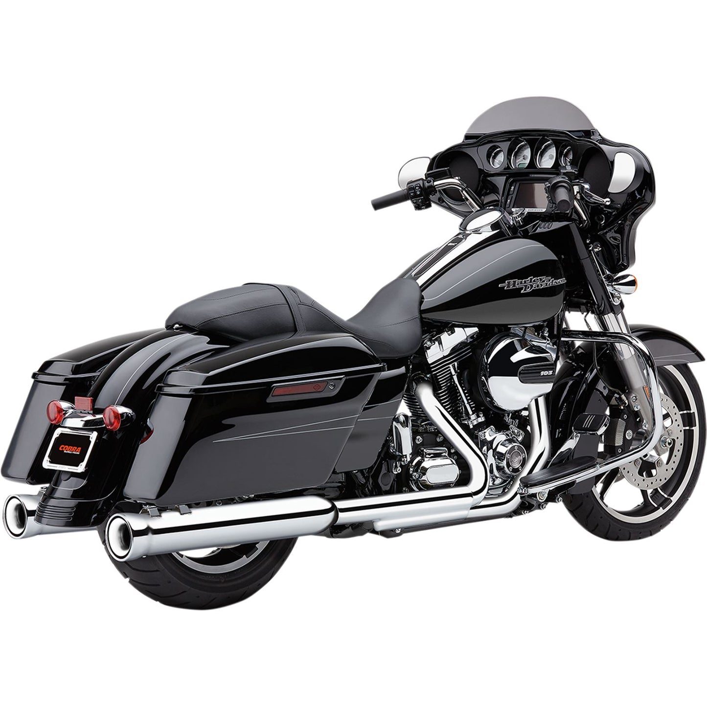 Cobra Neighbor Hater Mufflers - Chrome - '95-'16 Bagger 6107_361836
