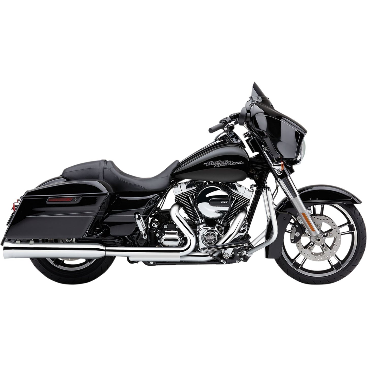 Cobra Neighbor Hater Mufflers - Chrome - '95-'16 Bagger 6107_361837