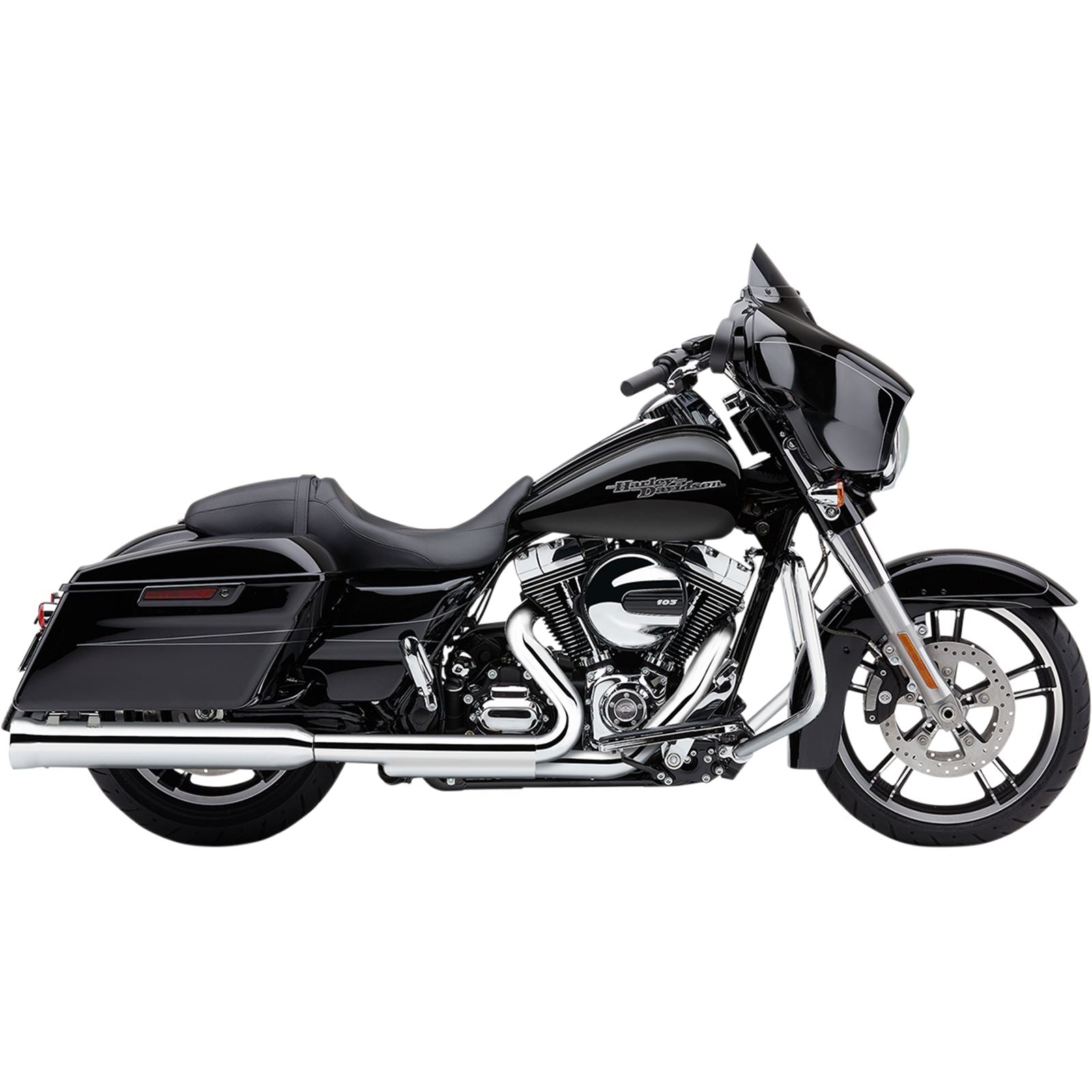 Cobra Neighbor Hater Mufflers - Chrome - '95-'16 Bagger 6107_361837