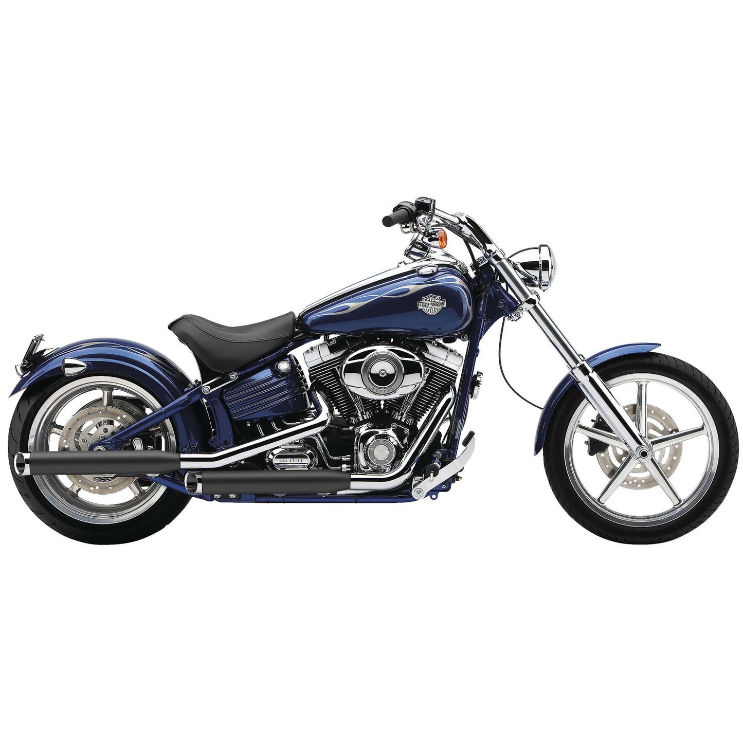 Cobra Slashcut Mufflers - Black 6003B_120530