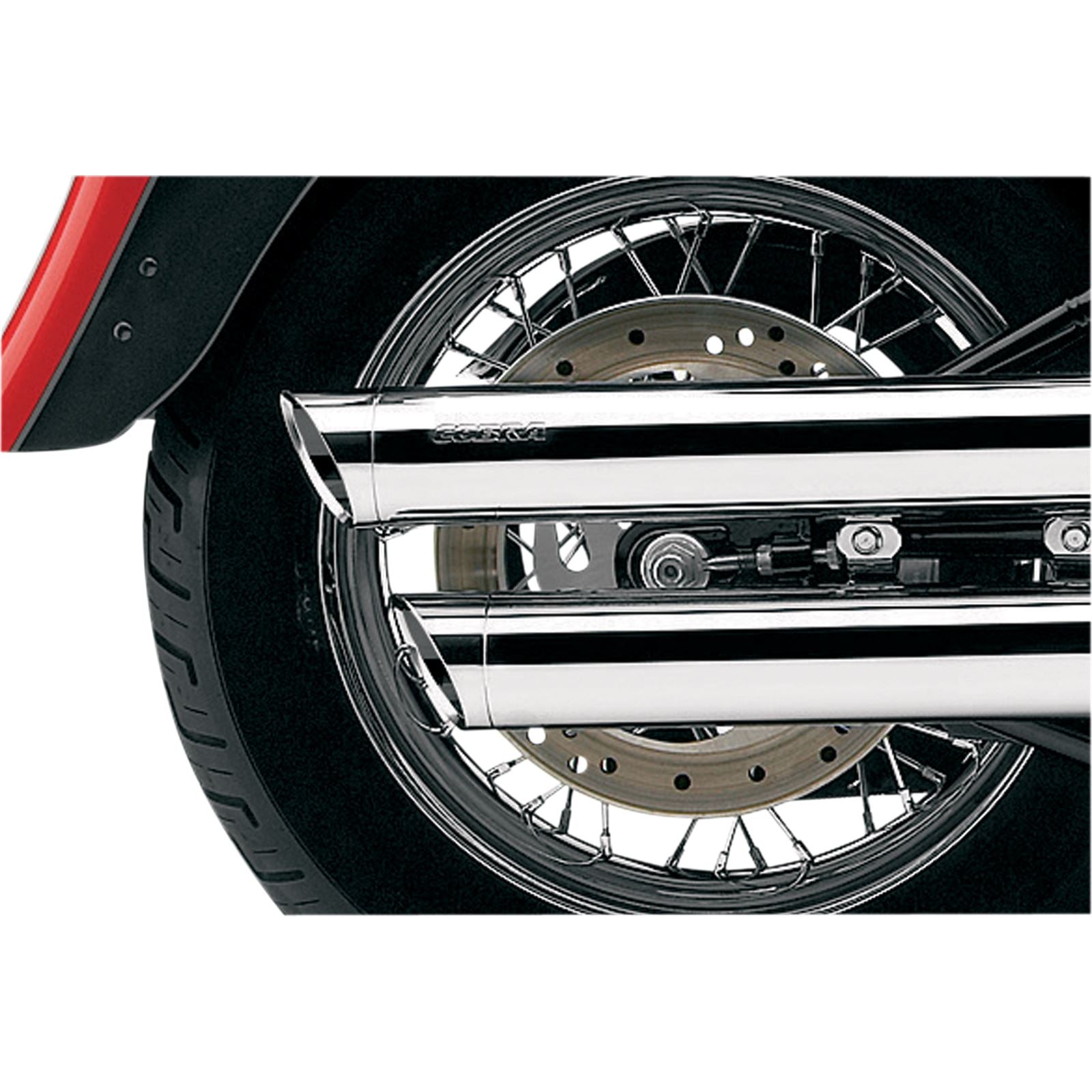 Cobra 3" Mufflers - Chrome - '95-'16 Bagger 6020_361725
