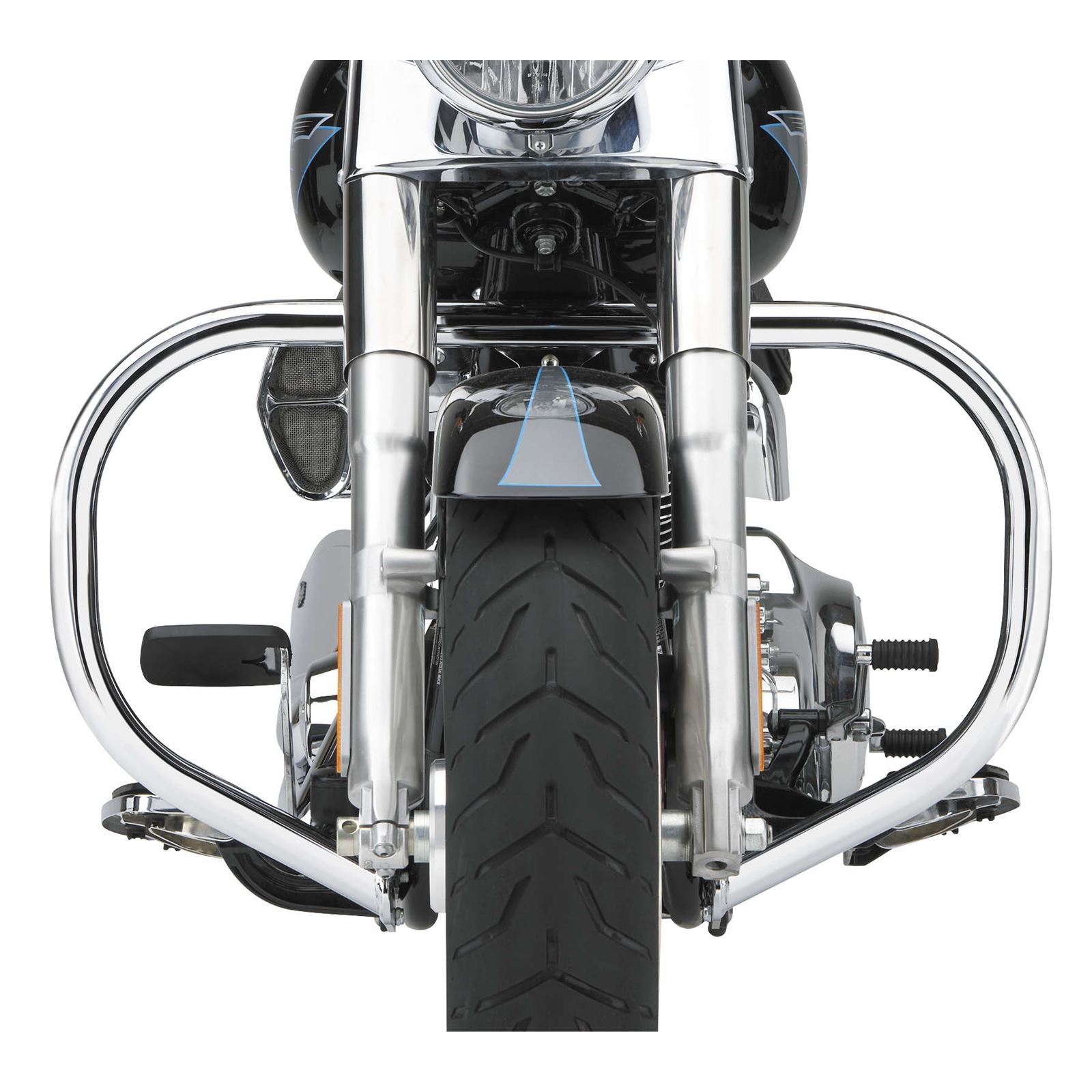 Cobra Freeway Bar - Chrome - For Harley FLS FXS '00 - '17 601-2100_120541