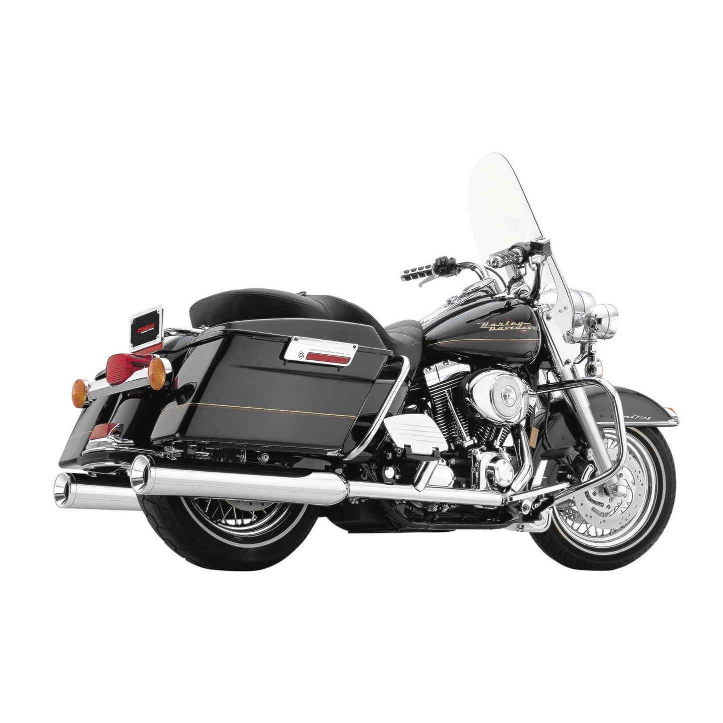 Cobra True Dual Headpipes - Chrome - '07-'08 FL 6251_120543