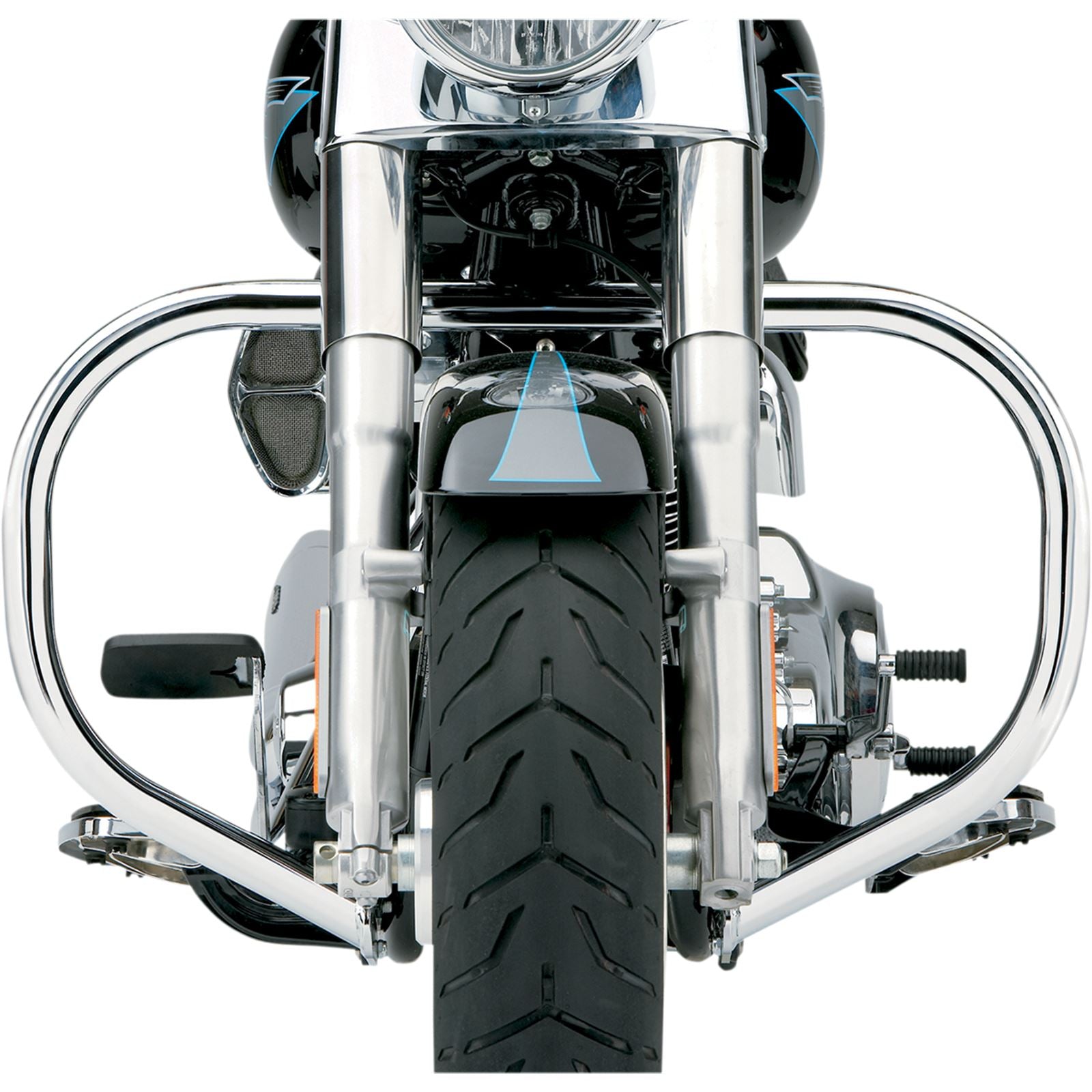 Cobra Freeway Bar - Fatty - Chrome - Softail 601-2200_360518