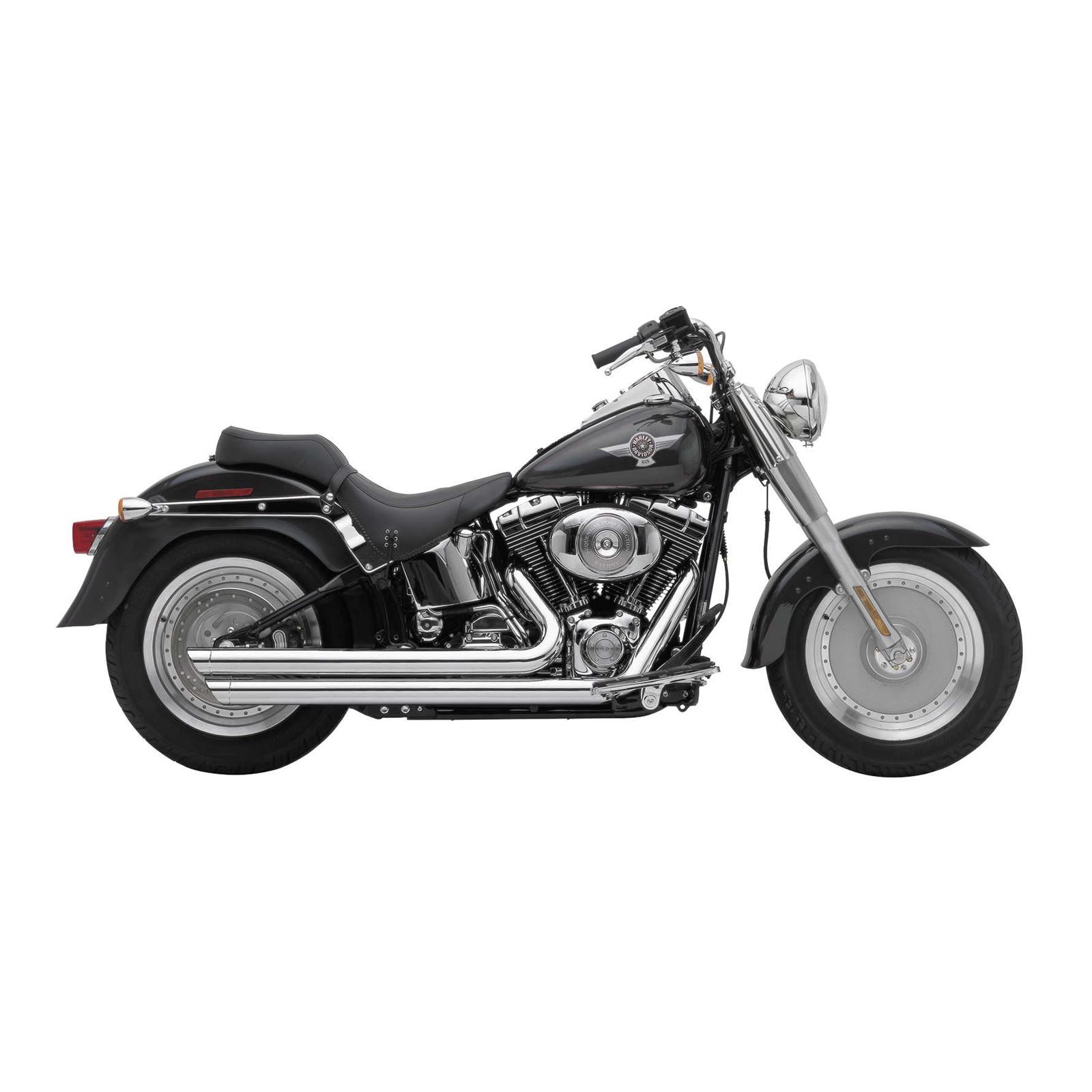 Cobra Slashdown Speedster Exhaust - Chrome - Softail 6851_120555