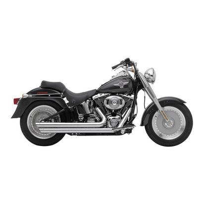 Cobra Slashdown Speedster Exhaust - Chrome - Softail 6851_120555