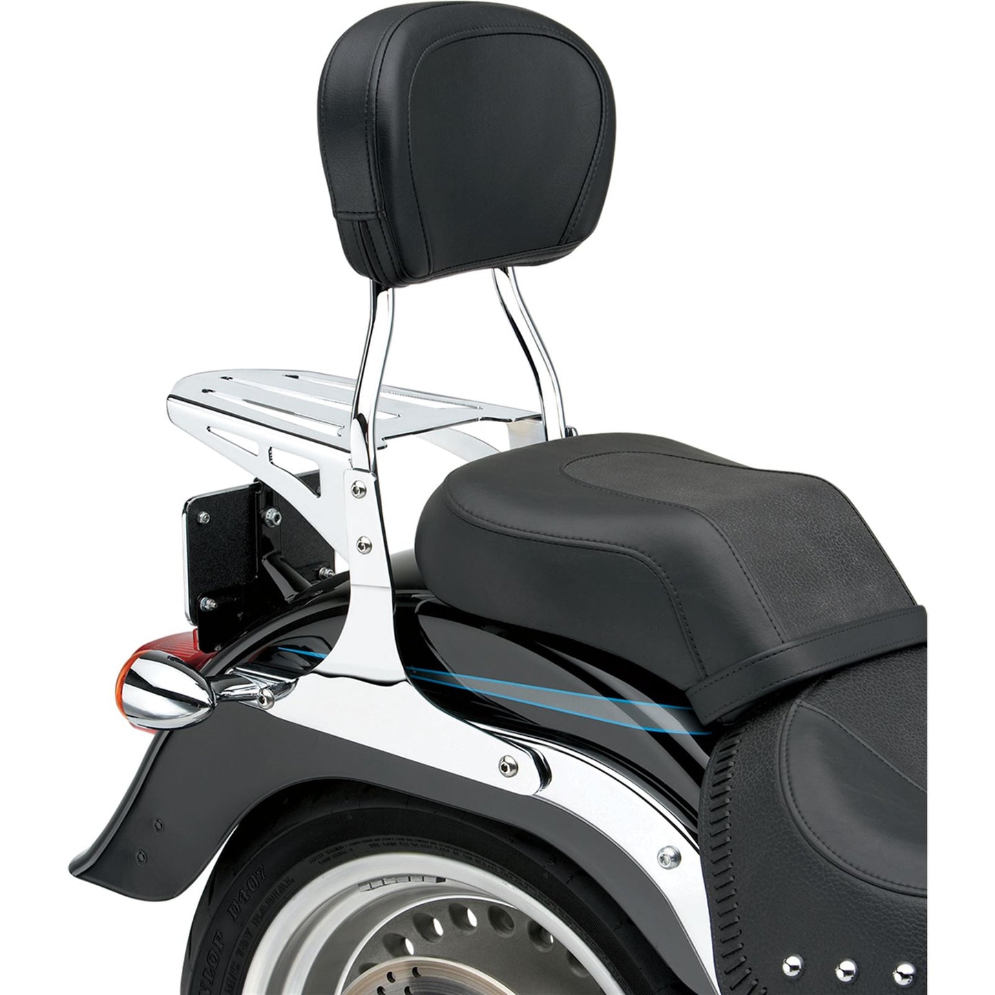 Cobra Round Sissy Bar - Standard - FLSTF 602-1251_361153