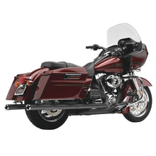 Cobra Dual Speedster Exhaust - Black - Billet Tip - For Harley'10-'16  6973B_120563