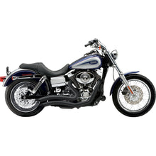 Cobra Speedster Swept Short Exhaust - Black - '12-'17 Dyna 6229B_361443