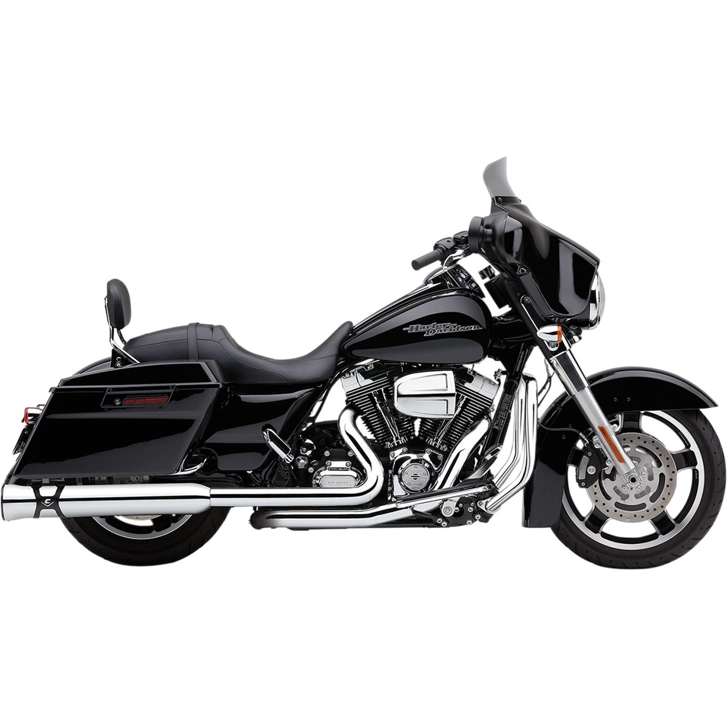 Cobra Race Pro Mufflers - Chrome - '95-'16 Bagger 6218_361755