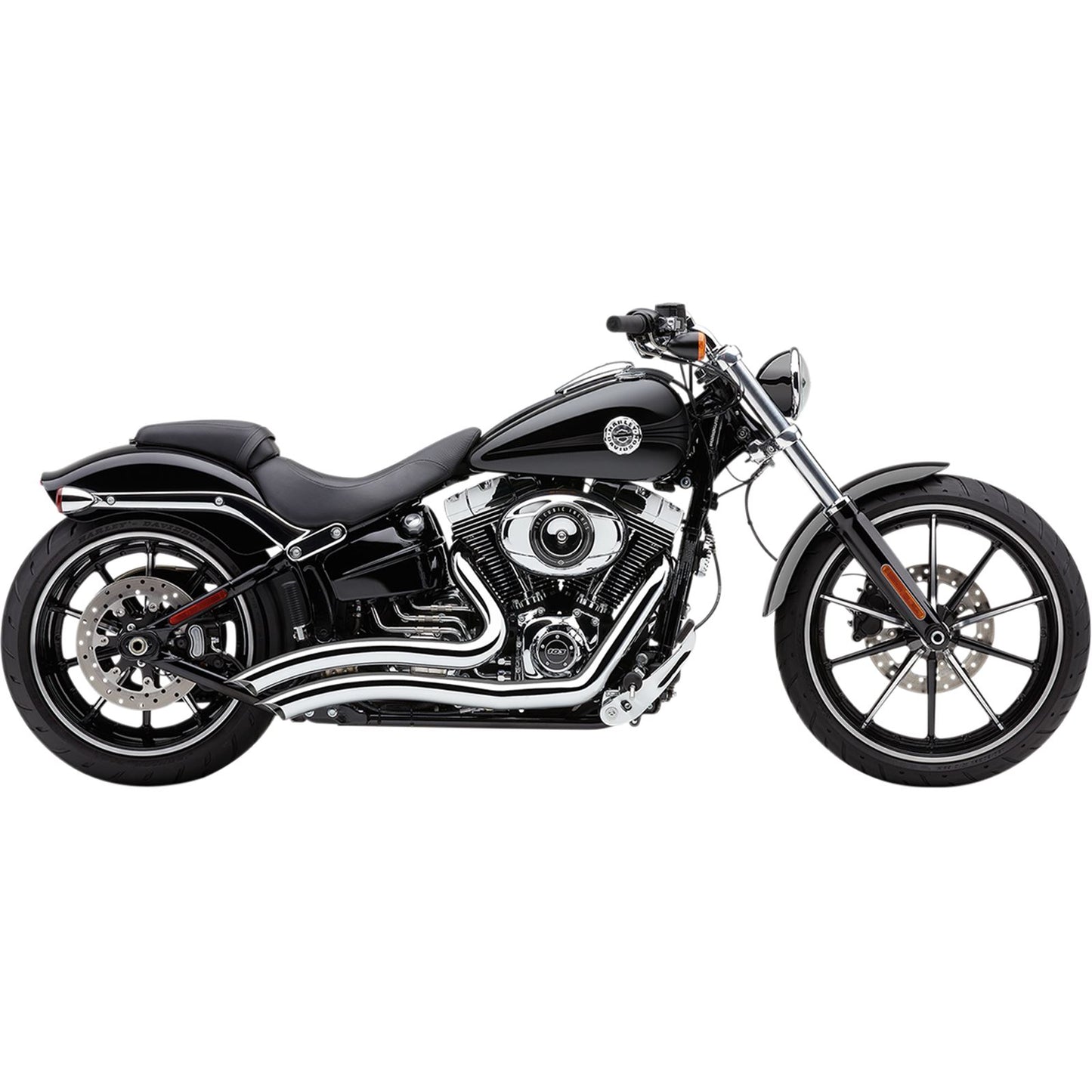 Cobra Speedster Swept Short Exhaust - Chrome - FXSB '13-'17 6226_361448