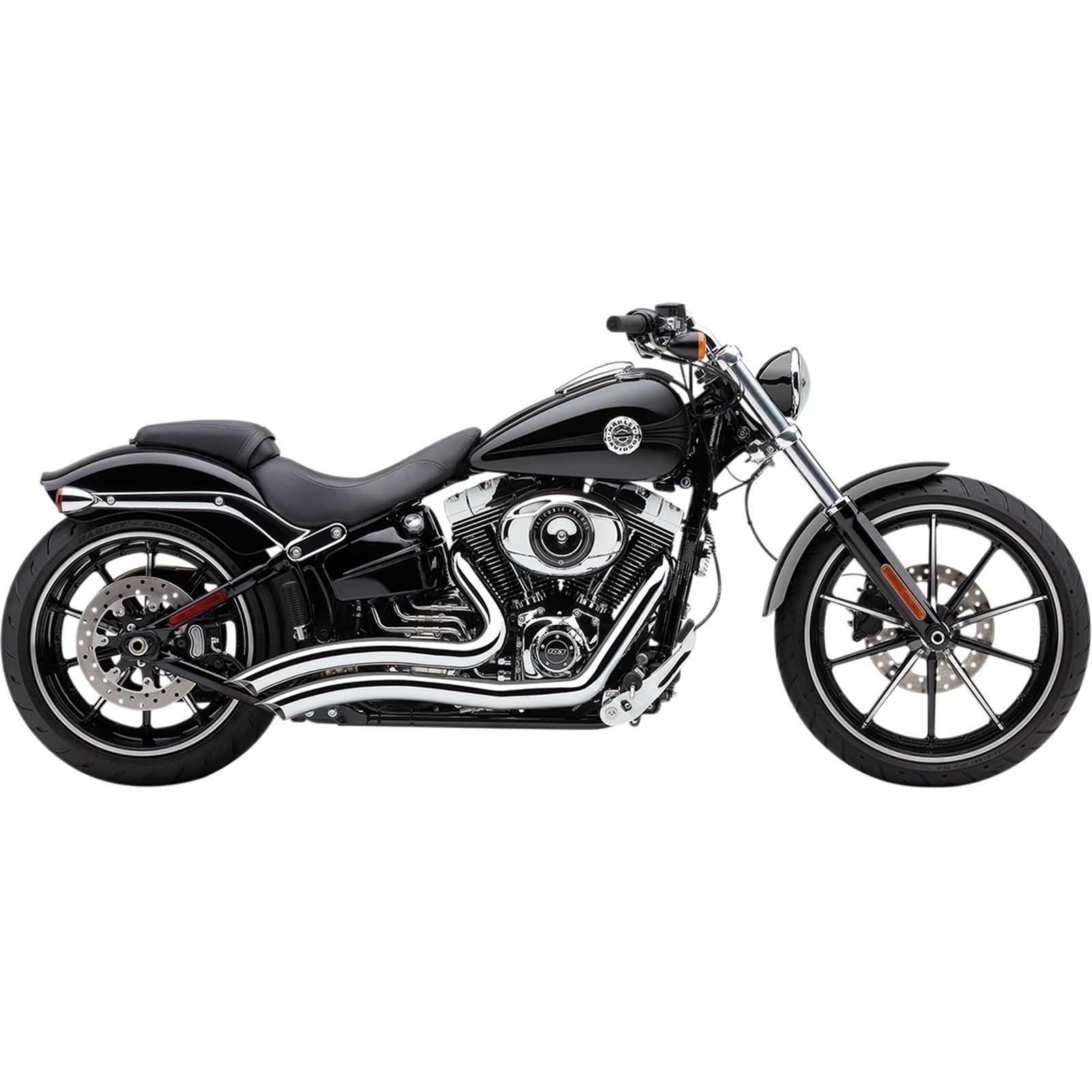 Cobra Speedster Swept Short Exhaust - Chrome - FXSB '13-'17 6226_361448