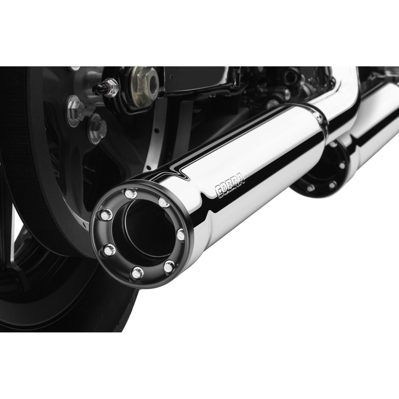 Cobra 3" RPT Mufflers - Chrome - '07-'13 XL 6081_120603