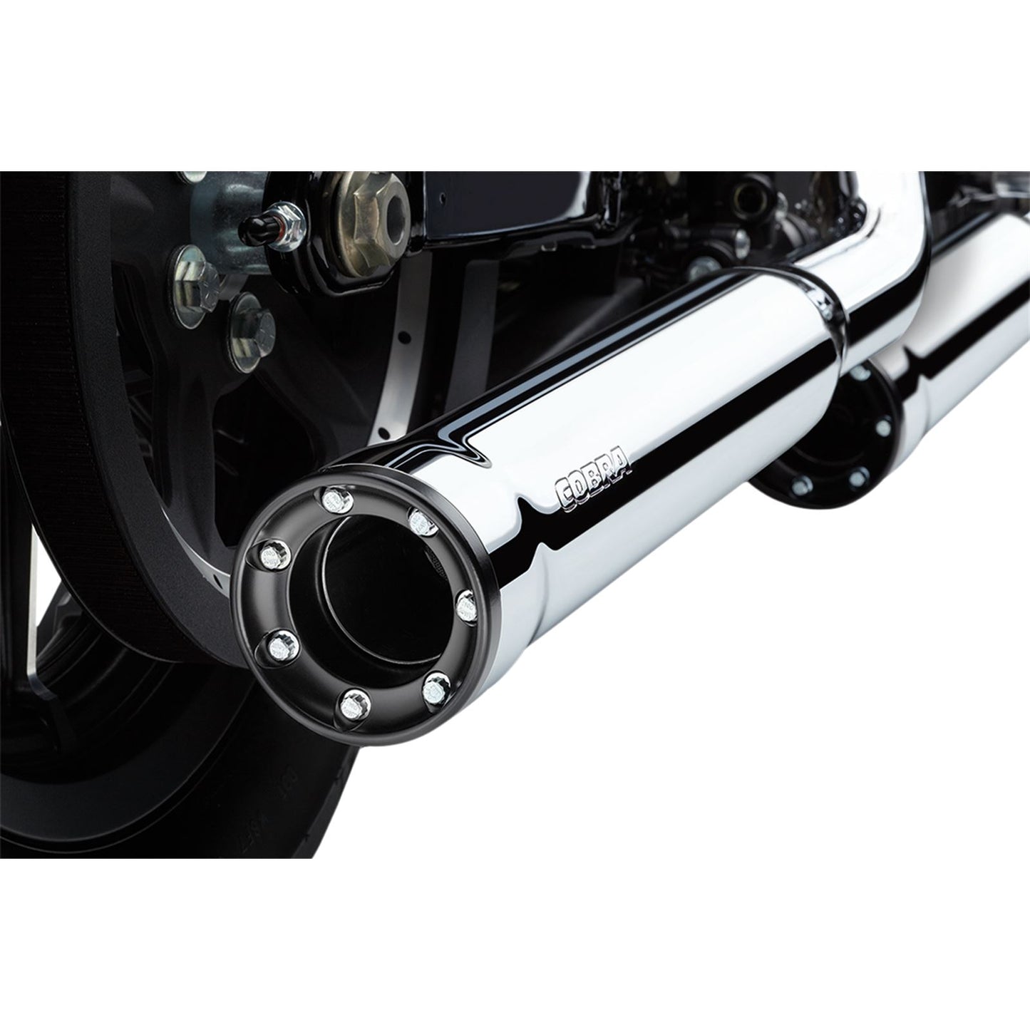 Cobra 3" RPT Mufflers - Chrome - '07-'13 XL 6081_361762