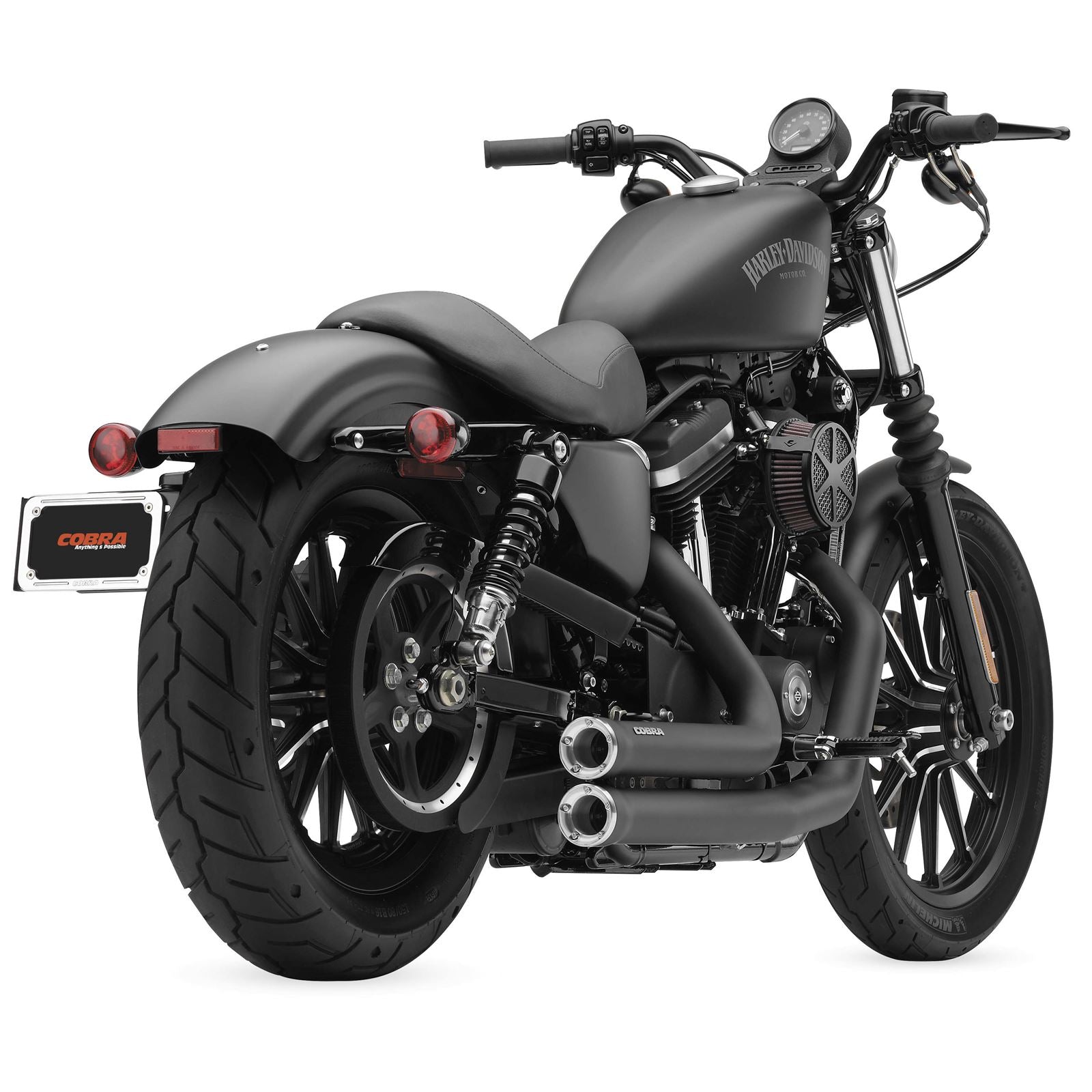 Cobra Speedster RPT Short Exhaust - Black 6785B_120605
