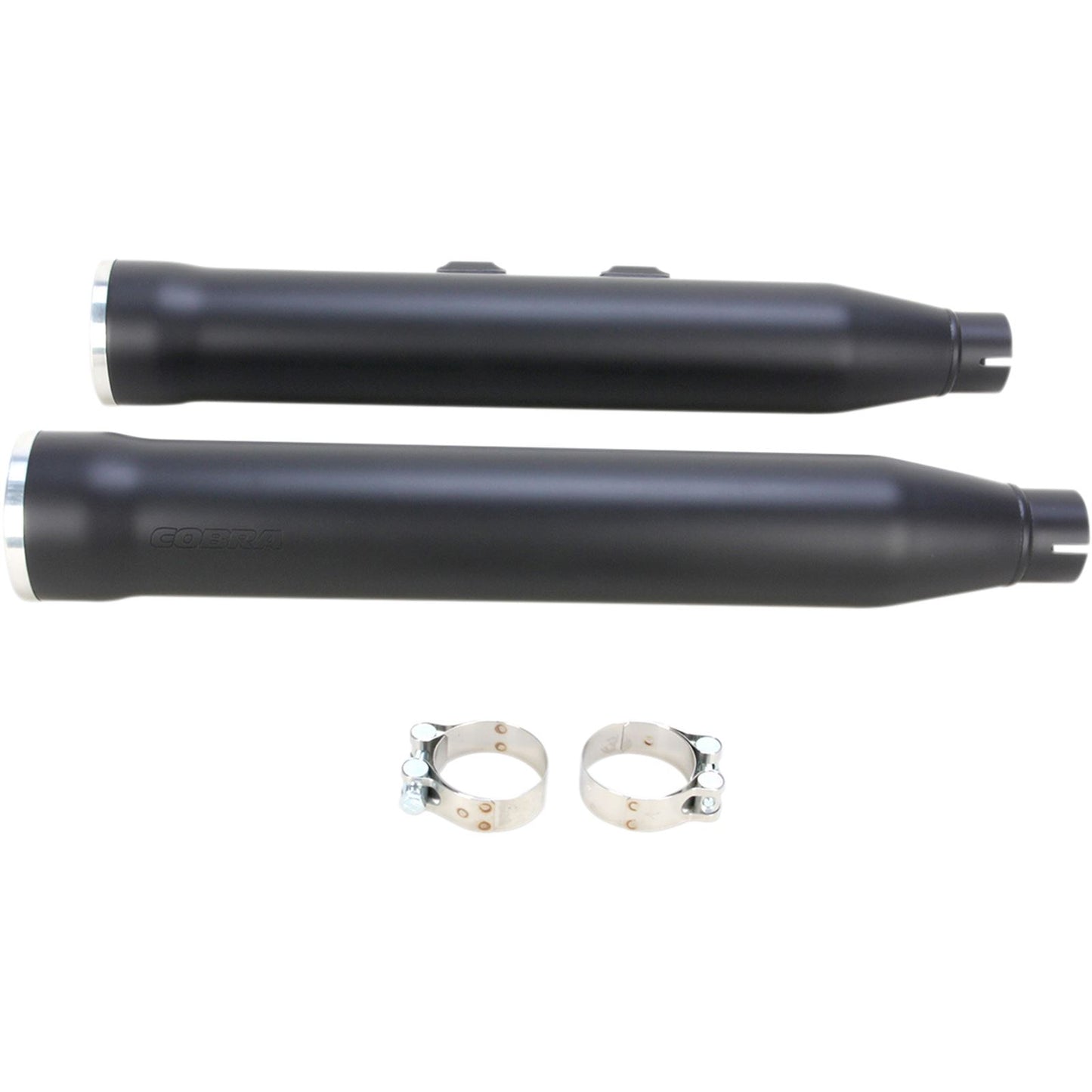 Cobra 3" RPT Mufflers - Black - FLSTN 6052B_361786