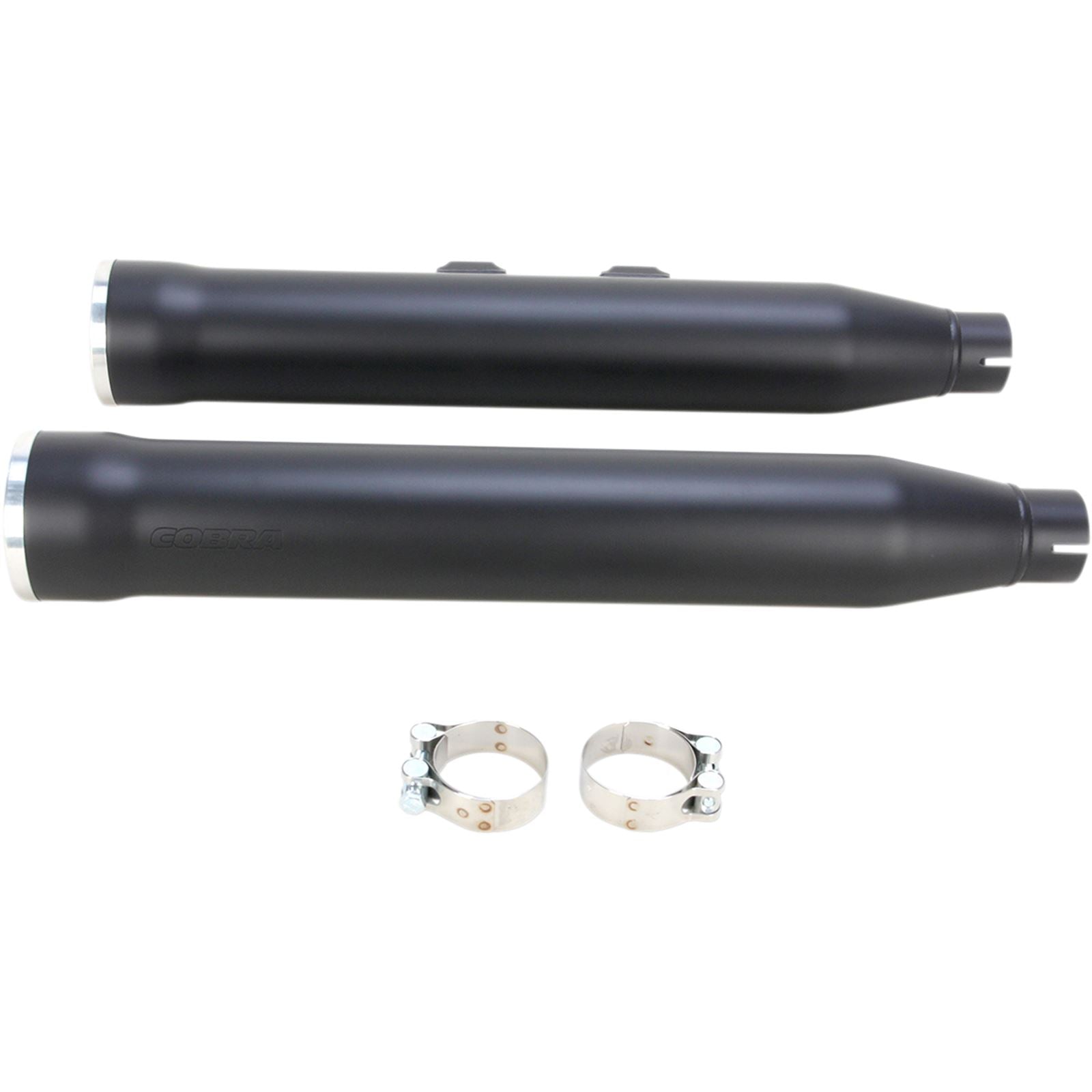 Cobra 3" RPT Mufflers - Black - FLSTN 6052B_361786