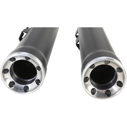 Cobra 3" RPT Mufflers - Black - FLSTN 6052B_361787