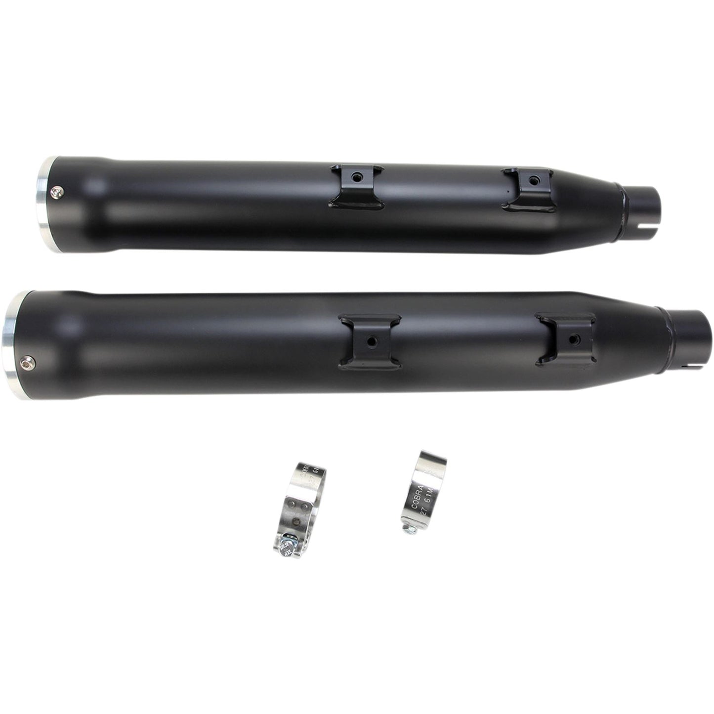 Cobra 3" RPT Mufflers - Black - '07-'17 Softail 6053B_361792