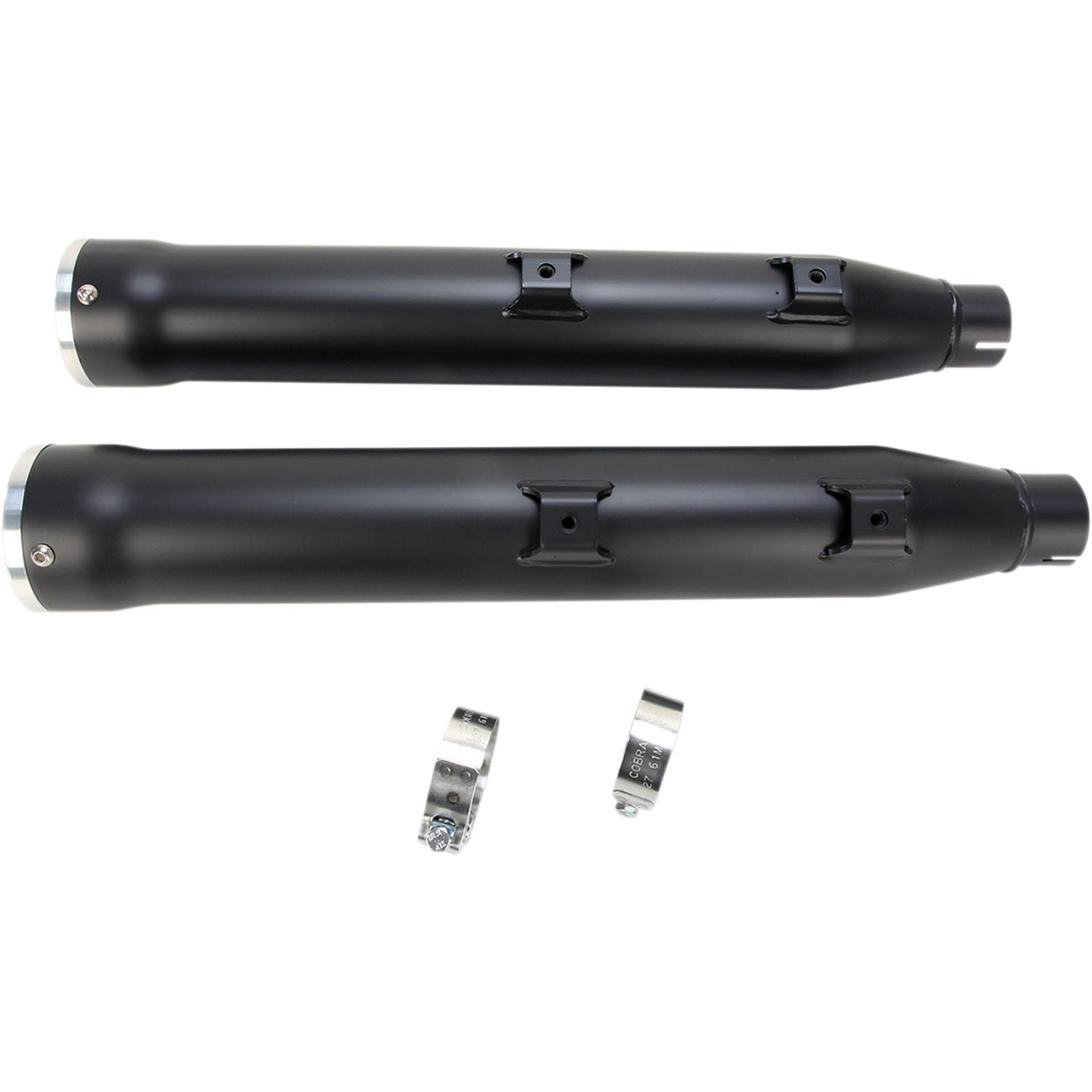 Cobra 3" RPT Mufflers - Black - '07-'17 Softail 6053B_361792