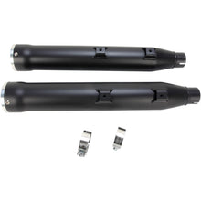 Cobra 3" RPT Mufflers - Black - '07-'17 Softail 6053B_361792