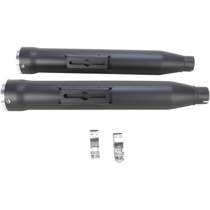 Cobra 3" RPT Mufflers - Black - '95-'17 FXD 6055B_361804