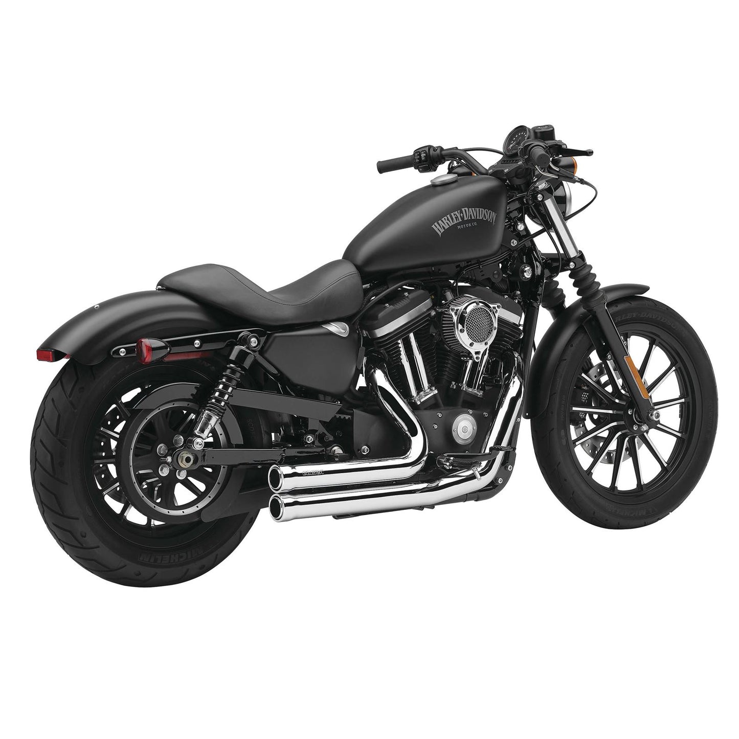 Cobra 909 Exhaust - Chrome - '07-'13 XL 6704_120625