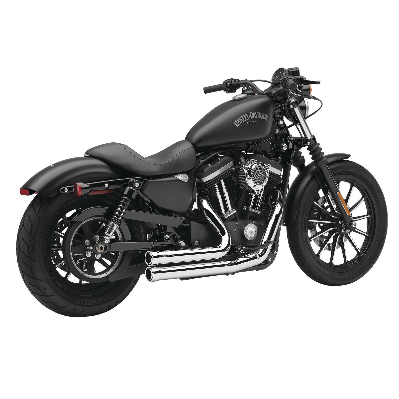 Cobra 909 Exhaust - Chrome - '07-'13 XL 6704_120625