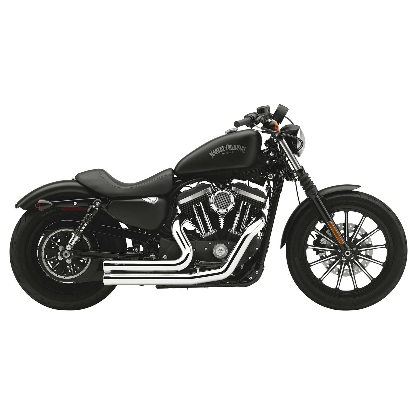 Cobra 909 Exhaust - Chrome - '07-'13 XL 6704_120626