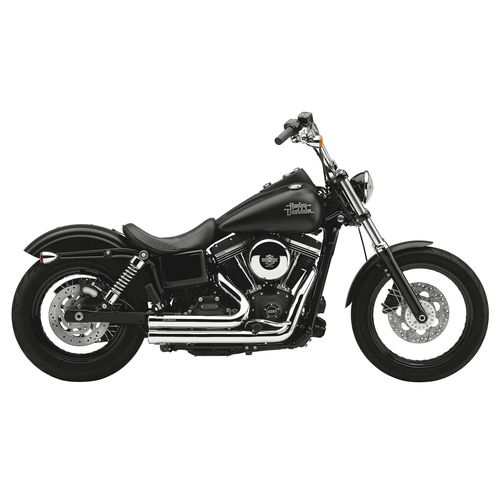 Cobra 909 Exhaust - Chrome - '06-'11 Dyna 6709_120633