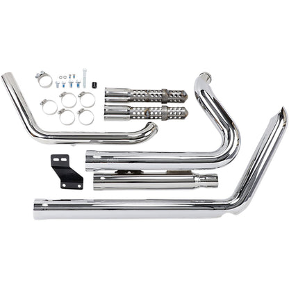 Cobra 909 Exhaust - Black - '12-'17 Softail 6711B_361536