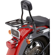 Cobra Backrest Kit - 14" - Black - For Harley FLS FXB '00 - '17 602-2001B_361241