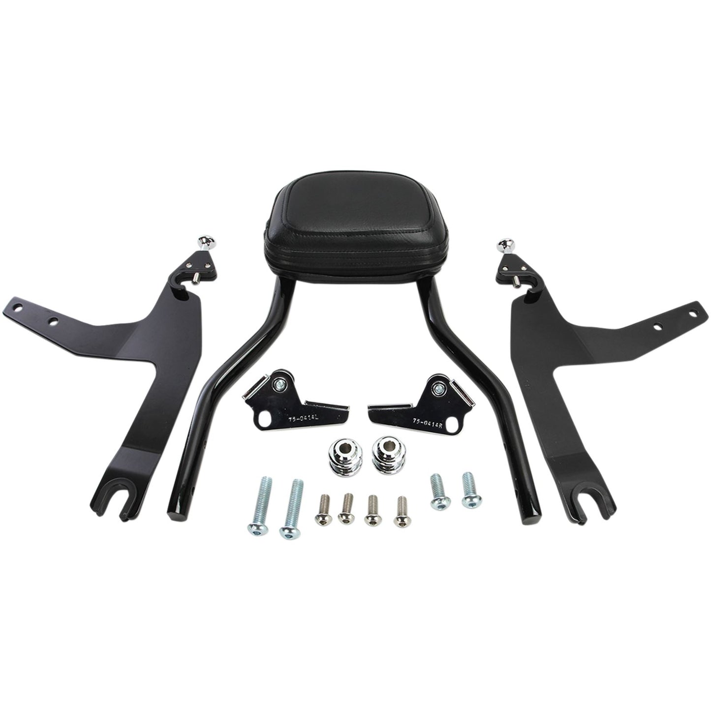 Cobra Backrest Kit - 14" - Black - Softail 602-2002B_361244