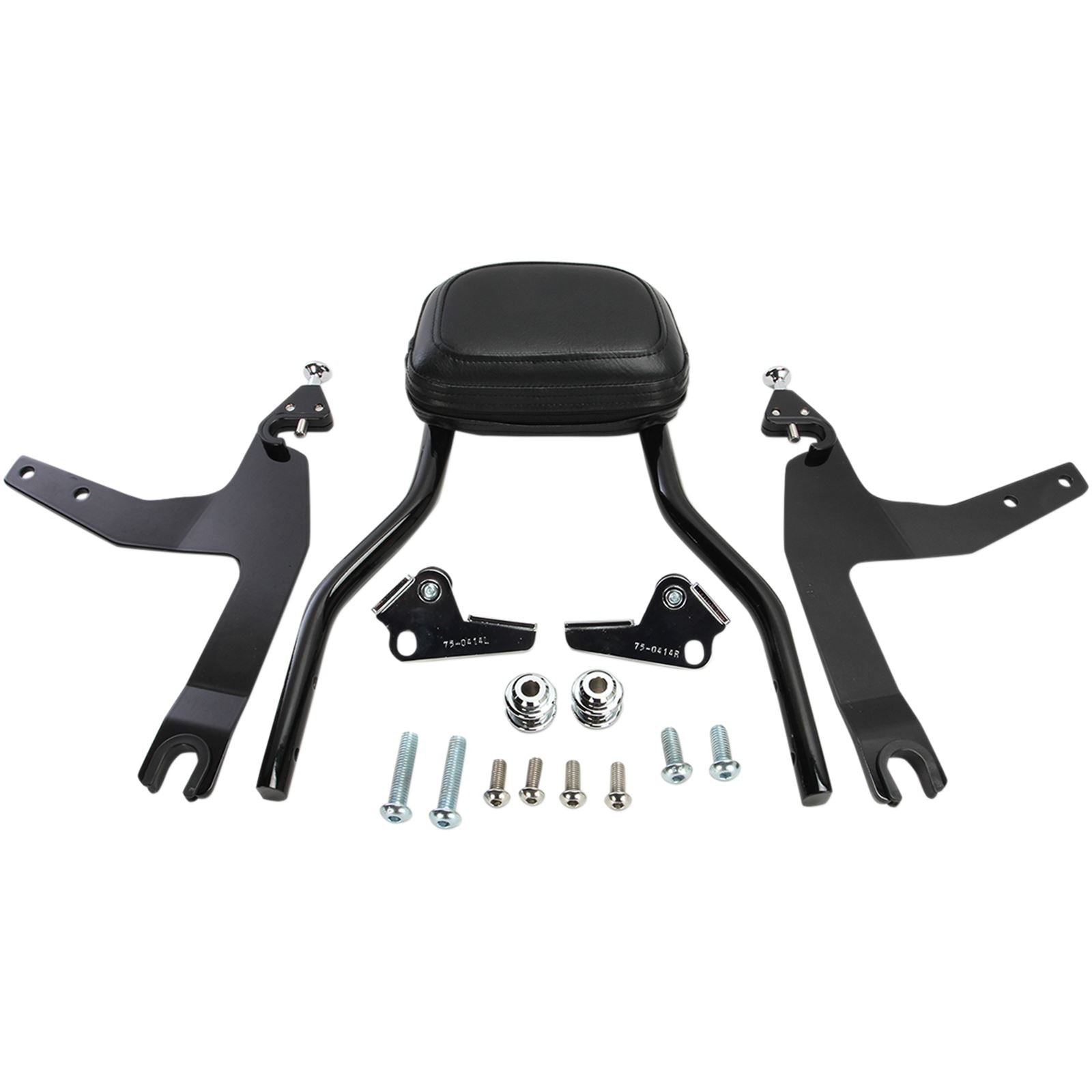 Cobra Backrest Kit - 14" - Black - Softail 602-2002B_361244