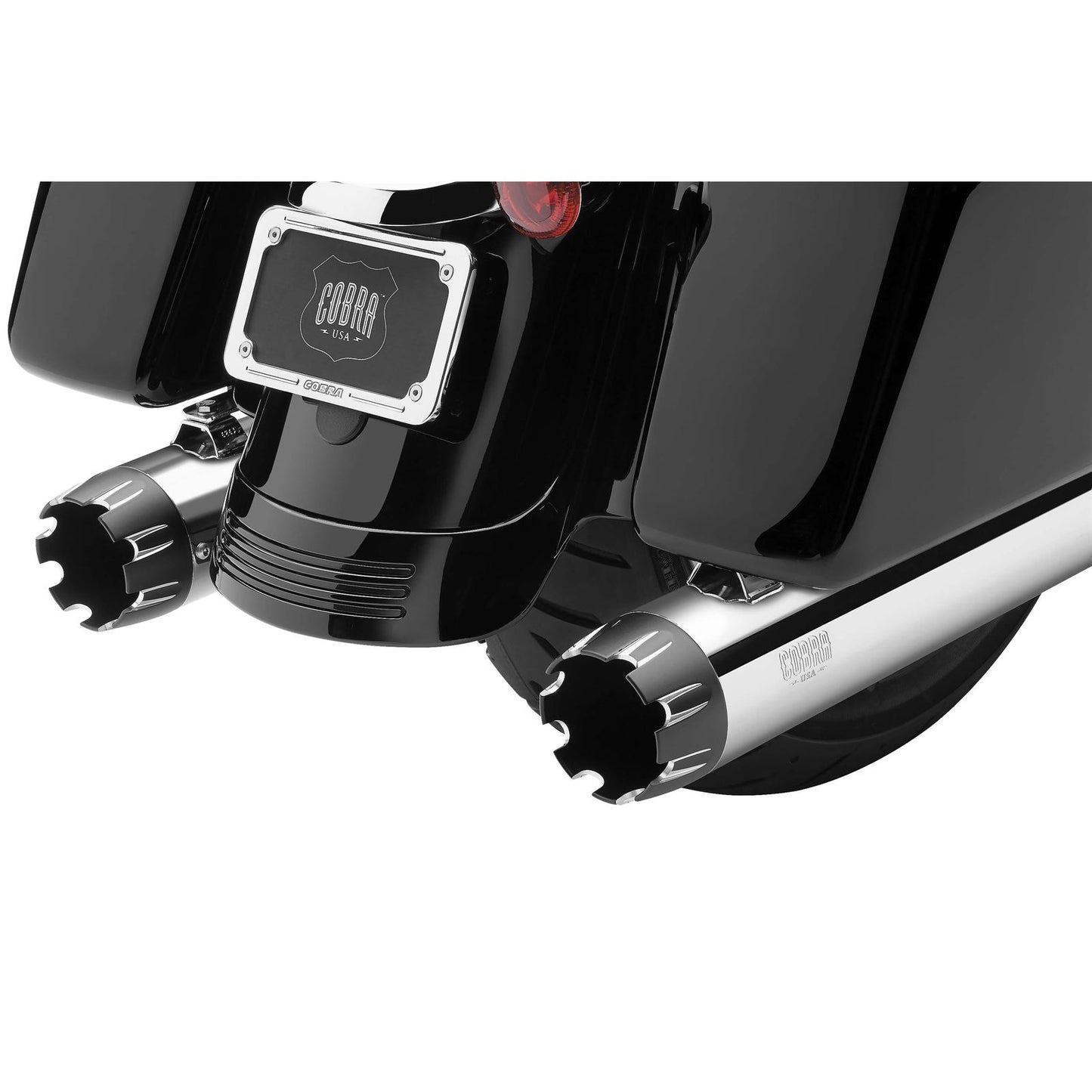 Cobra 4" Mufflers - Chrome - '95-'16 FL 6266_120647