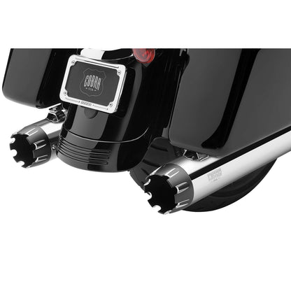 Cobra 4" Mufflers - Chrome - '95-'16 FL 6266_120647