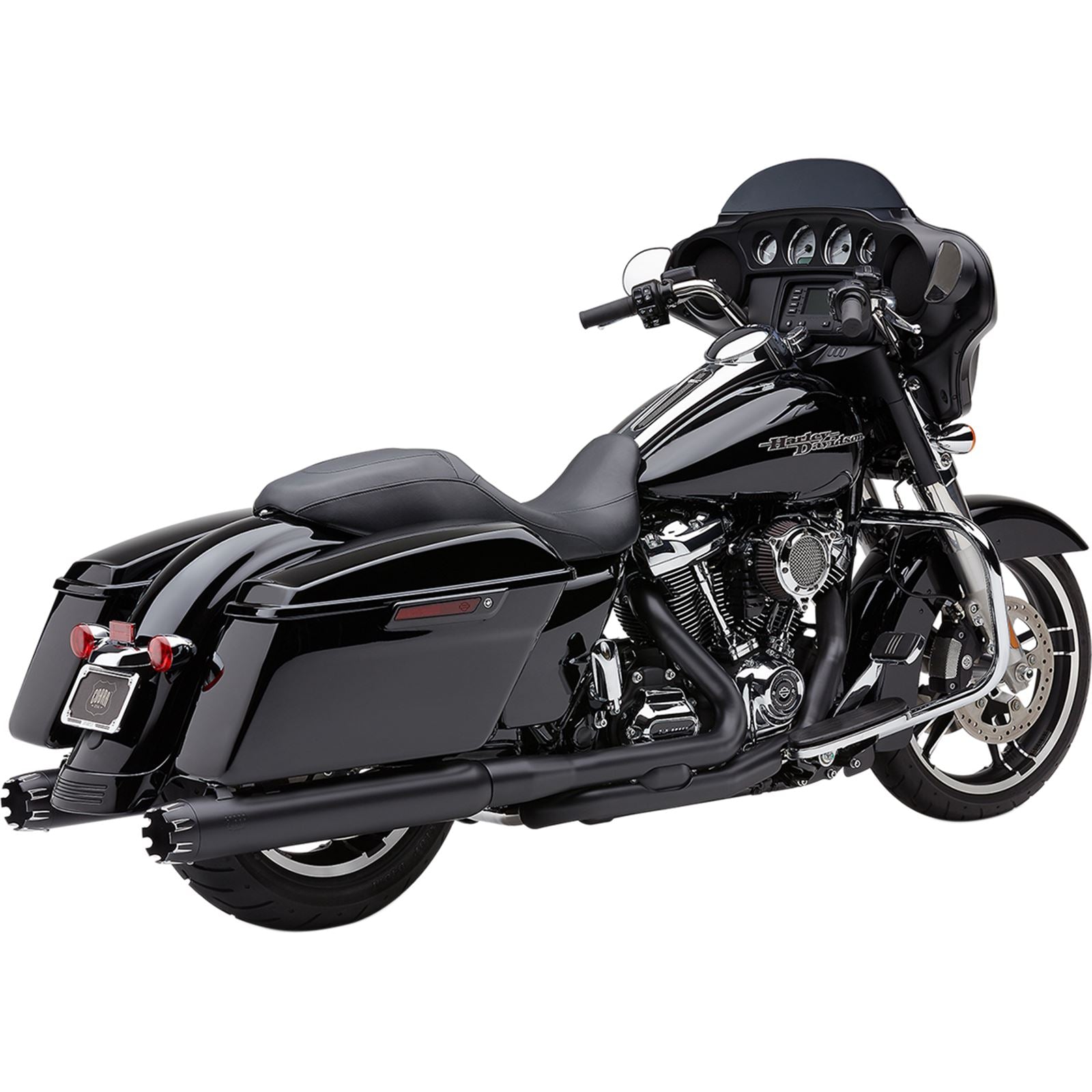 Cobra 4" Mufflers - Black  - '17-'20 FL 6267RB_361873