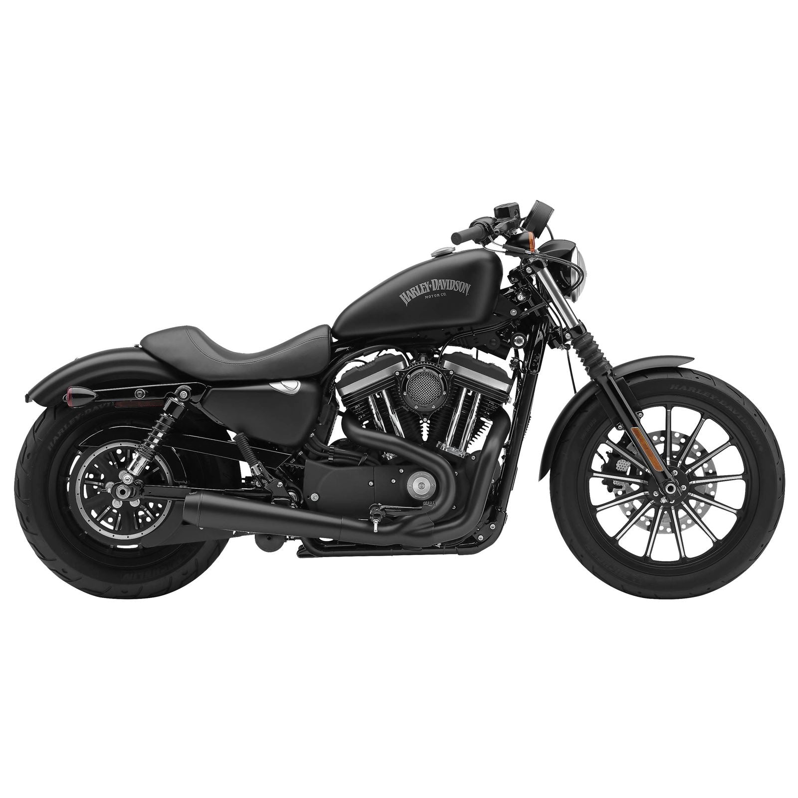 Cobra El Diablo Exhaust - Black - 4" - '07-'13 XL 6472B_120657