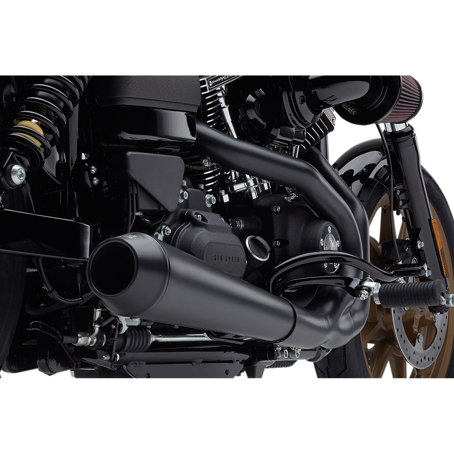 Cobra El Diablo Exhaust - Black - 4" - '12-'17 Dyna 6477B_361560