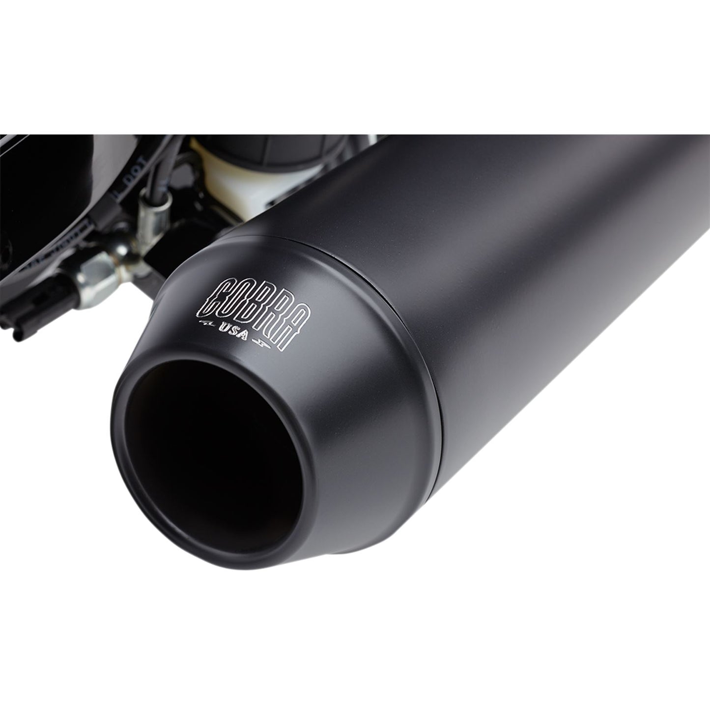 Cobra El Diablo Exhaust - Black - 4" - '12-'17 Dyna 6477B_361562